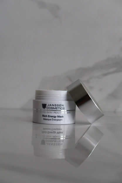 RICH ENERGY MASK l Ravitseva voidenaamio kuivalle ja stressaantuneelle iholle l Janssen Cosmetics