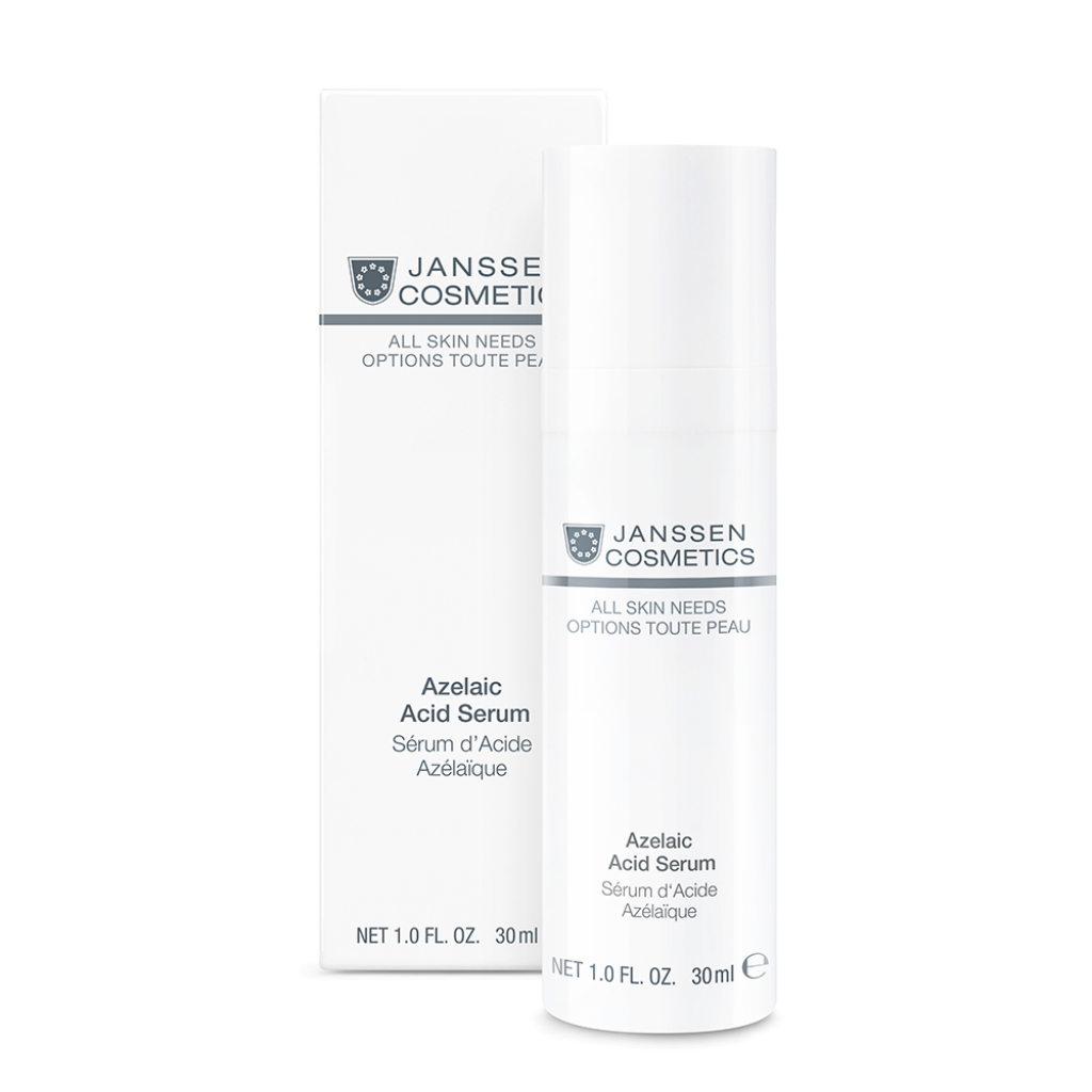 AZELAIC ACID SERUM l Ihoa puhdistava ja kuoriva tehotiiviste epäpuhtaalle iholle l Janssen Cosmetics
