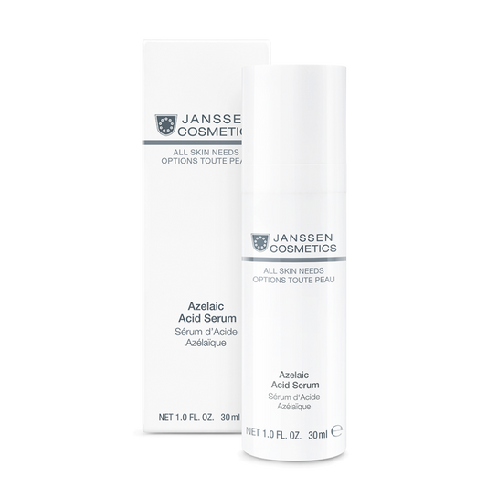 AZELAIC ACID SERUM l Ihoa puhdistava ja kuoriva tehotiiviste epäpuhtaalle iholle l Janssen Cosmetics