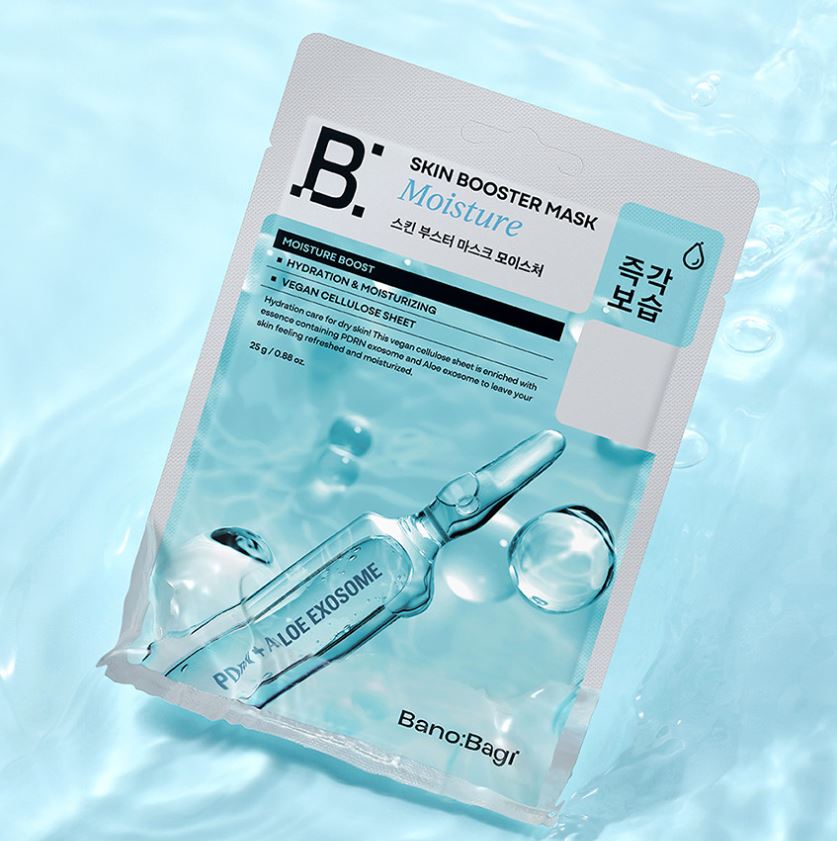 SKIN BOOSTER MASK MOISTURE l Kosteuttava korealainen kangasnaamio l Bano:Bagi