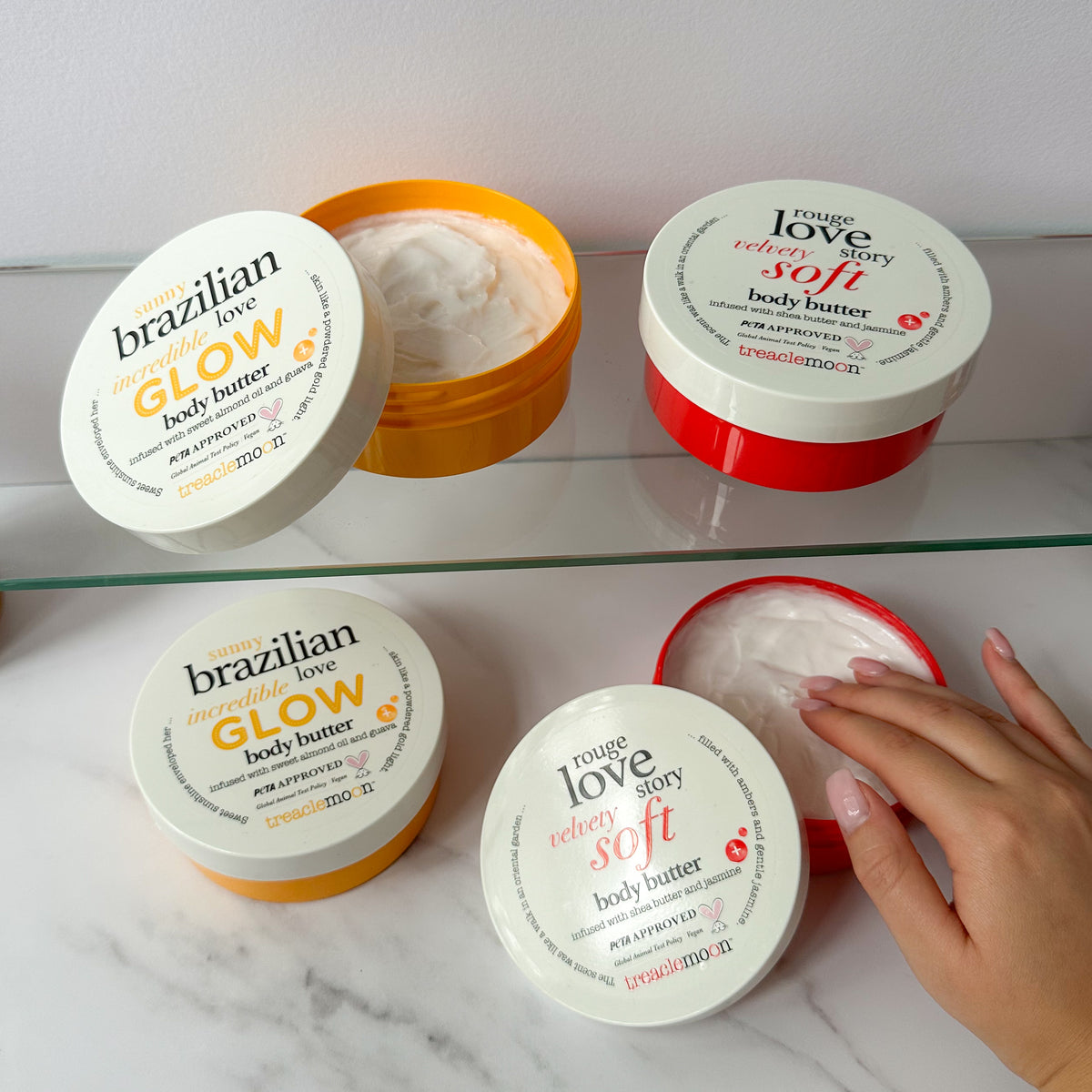 ROUGE LOVE STORY BODY BUTTER  - Jasmiinin tuoksuinen vartalovoi l Treaclemoon
