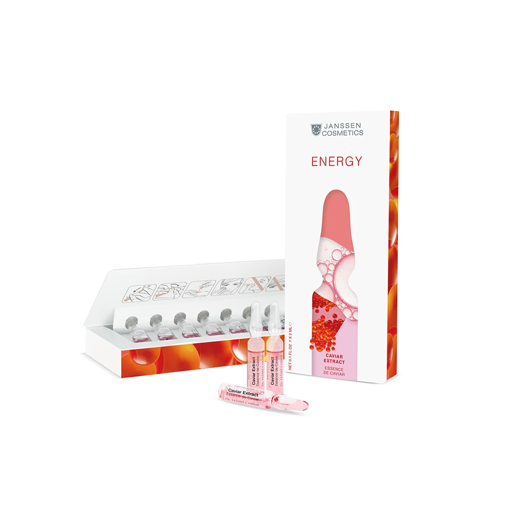 CAVIAR EXTRACT (Energy) l Elvyttävä kaviaariampulli ikääntyvälle iholle l Janssen Cosmetics