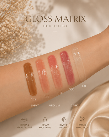 MATRIX LIPGLOSS l Huulikiilto l Mesauda Milano