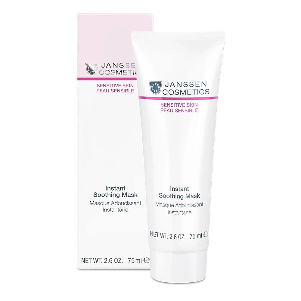 INSTANT SOOTHING MASK l Vahvistava ja rauhoittava SOS- naamio ärtyneelle ja punoittavalle iholle l Janssen Cosmetics