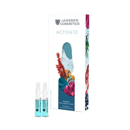 MARINE COLLAGEN FLUID (Activate) l Napakoittava kollageeniampulli ikääntyneelle iholle l Janssen Cosmetics