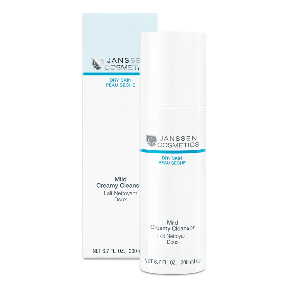 MILD CREAMY CLEANSER l Hellävarainen puhdistusemulsio kuivalle ja kosteusköyhälle iholle l Janssen Cosmetics