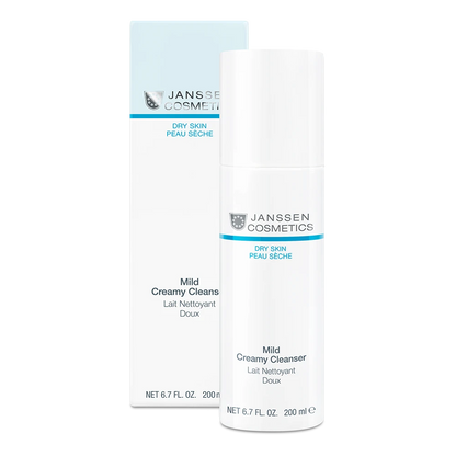 MILD CREAMY CLEANSER l Hellävarainen puhdistusemulsio kuivalle ja kosteusköyhälle iholle l Janssen Cosmetics