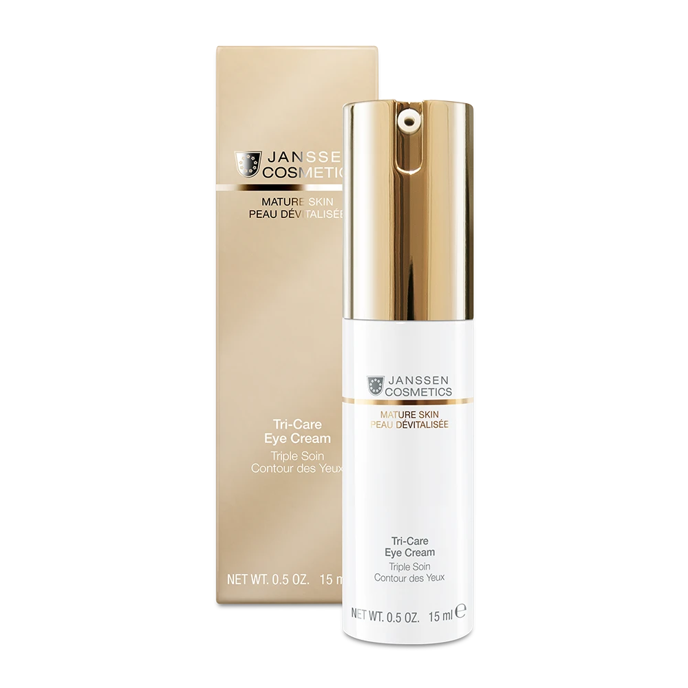 TRI-CARE EYE CREAM l Kiinteyttävä ja uudistava silmänympärysvoide aikuiselle iholle l Janssen Cosmetics