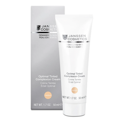 OPTIMAL TINTED COMPLEXION CREAM l Kevyt, kosteuttava ja kevyesti sävyttävä päivävoide SPF10 l Janssen Cosmetics